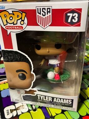 Funko Pop! Tyler Adams Vinyl Figure - White/Blue/Red